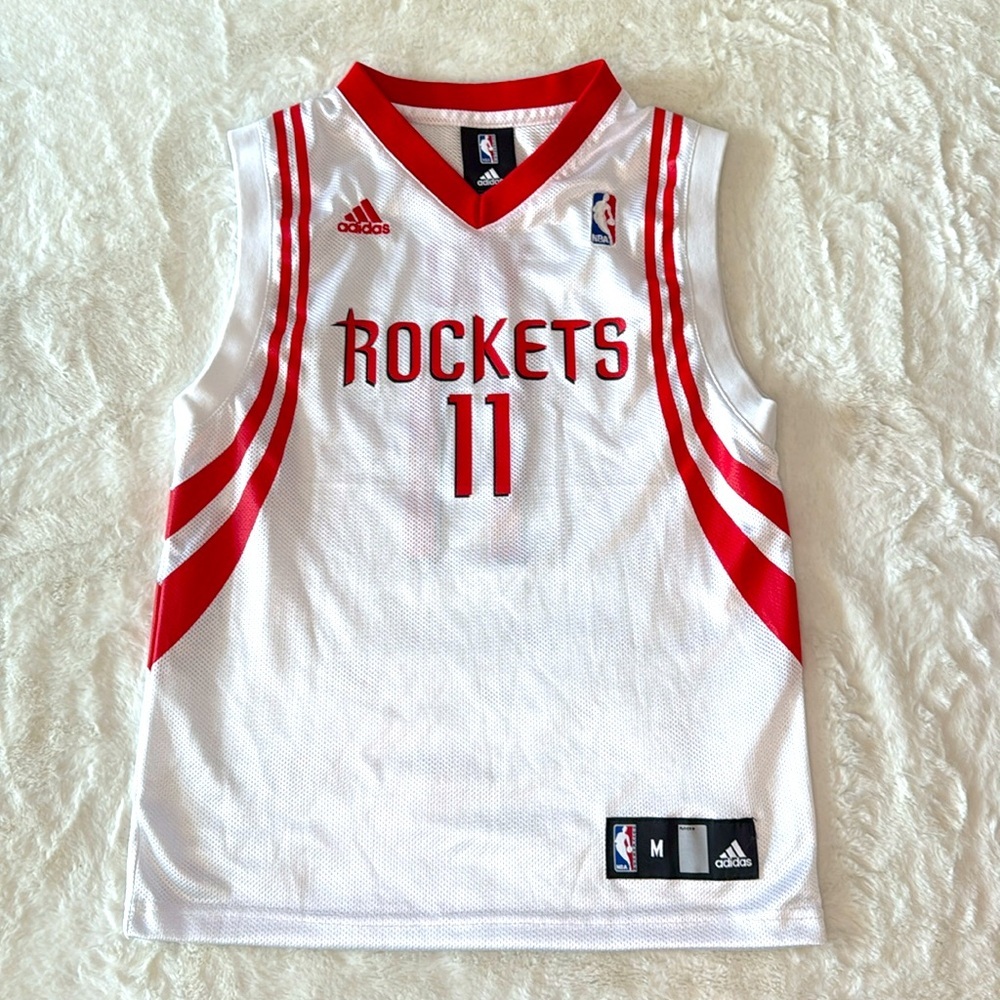 Adidas NBA Authentics Houston Rockets Basketball Jersey- size Youth M (10-12)